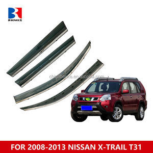 รถกระบังหน้าต่างสําหรับNISSAN <span class=keywords><strong>X</strong></span>-<span class=keywords><strong>TRAIL</strong></span> T30 T31 T32 <span class=keywords><strong>T33</strong></span> 2001 2024 ลมDeflectorsอุปกรณ์เสริมRain Guardsฉีดเหล็กTrim - Product Image 3