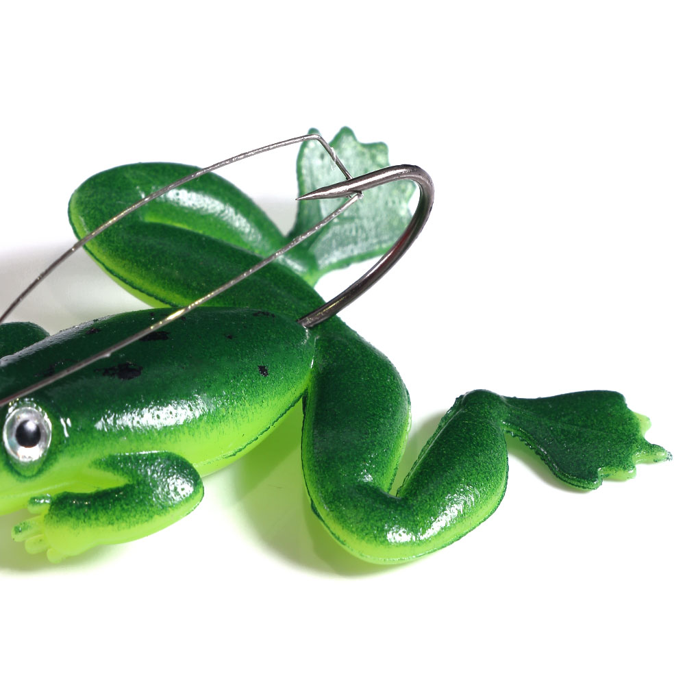 Lot De 2 Leurres Grenouille 5,5 Cm / 9 G – Flottants, Multicolores, équipement Pêche