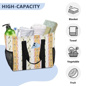 High Quality Customs logo Fashion Waterproof Girl Travel <b>Beach</b> <b>Bag</b> Lightweight Hawaii Printing Tyvek Tote <b>Bag</b> - Product Image 5