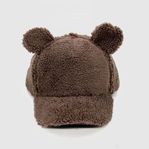 Corduroy Cute <strong>Bear</strong> Ear <strong>Hats</strong> Baseball <strong>Hats</strong> Corduroy Dad <strong>Hat</strong> - Product Image 1