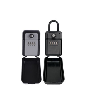 กล่องกุญแจจินห่าวแบบติดผนังพร้อมกุญแจรหัส กล่องเก็บของโลหะกันน้ำทรงสี่เหลี่ยม G19 - Product Image 1