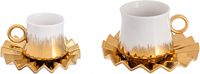 Tasses à thé en céramique de marbre de luxe arabe grec japonais pour expresso cappuccino latte moka