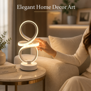 YONGZE Modern Spiral Creative Table <b>Lamp</b> Simple and Adjustable LED Ambient Light USB Powered Bedside <b>Warm</b> Night Light - Product Image 2