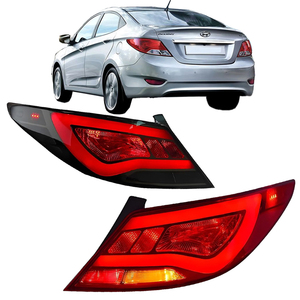 Feux arrière à LED pour <span class=keywords><strong>Hyundai</strong></span> Accent Verna Solaris 2010 2011 2012 2013 Feu arrière de frein arrière Clignotant Pièces détachées automobiles - Product Image 1