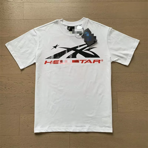T-Shirt da <span class=keywords><strong>Uomo</strong></span> in Cotone 100% con Stampa Vintage Stile Hell Star, Moda Casual a Maniche Corte - Product Image 4