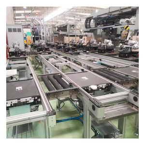 Đôi tốc độ chuỗi băng tải Pallet băng tải Pallet chuyển cơ giới băng tải con lăn - Product Image 5