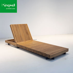 Meubles de piscine <span class=keywords><strong>vintage</strong></span>, lit de piscine extérieur de luxe, durable, réglable, <span class=keywords><strong>en</strong></span> <span class=keywords><strong>teck</strong></span> massif, chaise longue pour le bord de la piscine, hôtel - Product Image 3