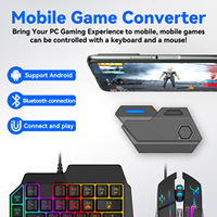 Mix SE Controlador de juegos inalámbrico Convertidor de adaptador de teclado y ratón de juego móvil para PUBG Receptor convertidor de juegos de teléfono móvil