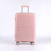 Nouveau Prix Usine Valise de Voyage Luxe Moderne Étanche à 4 Roues Pivotantes en PP de Haute Qualité, Ensemble de 4 Pièces avec Fermeture Éclair pour l'Aéroport
