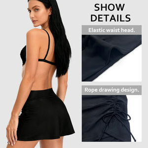 Jupe de bain menstruelle à séchage rapide, haute élasticité, technologie 4 couches, anti-fuite, pour adolescentes, jeunes filles <span class=keywords><strong>et</strong></span> femmes - Product Image 2