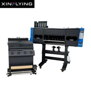 Layanan sampel dukungan Printer DTF garmen kustom cetak a4 Printer DTF 4 kepala mesin cetak kaus pasangan Printer DTF