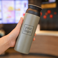 Mug isotherme en acier inoxydable - Utilisation en extérieur - Isolation thermique de 6 à 12 heures - Design élégant pour femmes - Incassable - Thé