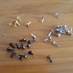 3x6mm nhỏ Kim Loại pin Nail giấy Fastener sổ lưu niệm crafting trang trí mini <span class=keywords><strong>brads</strong></span> cho văn phòng trẻ em Quà Tặng Lễ hội DIY - Product Image 2
