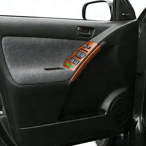 Décoration intérieure 4 pièces de portes en bois, poignées, cadres de fenêtres pour Toyota <span class=keywords><strong>Corolla</strong></span> 2001-2007 - Product Image 3