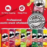 Vente en gros professionnelle de chips Pringle 110g, chips salées, collations, aliments, chips de pommes de terre, collations exotiques