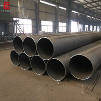Tahan tekanan tinggi anti korosi diameter besar LSAW DN800 1000 1200 1400 pipa baja untuk Gas minyak transportasi limbah air