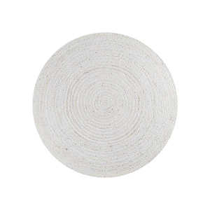 Alfombra de yute duradera para decoración de sala de estar y dormitorio con superficie de fibra natural, tejido resistente y cubierta de suelo duradera para el hogar. - Product Image 1