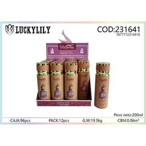 Colección de fragancias elegantes para mujeres, venta al por mayor, aerosoles de perfume de 200ml, 96 piezas por caja con aroma a fresa - Product Image 1