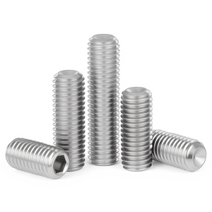 304 Stainless Steel Cup Point Set <b>Screws</b> <b>M2</b>-M16 Socket Headless Grub <b>Screws</b> - Product Image 1