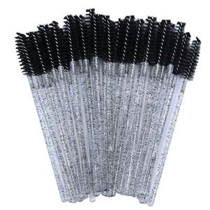 Dreamy Crystal Eyelash Brush Disposable Lilac Spoolie Wands for Eyelash Extension Aftercare Professional <strong>Lash</strong> Shop Bulk - Product Image 1