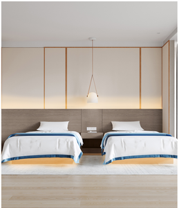 Serie di Mobili per Camera da Letto d'Albergo in Legno dal Design Moderno Personalizzato - Product Image 1