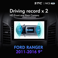 Monitor Layar Sentuh IPS USB Android, Pemutar Multimedia 10 Inci, Layar Sentuh IPS untuk Ford Ranger 2011-2016 9