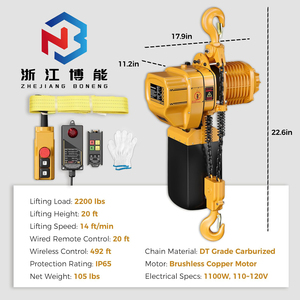 Polipasto Eléctrico <span class=keywords><strong>de</strong></span> Cadena Inalámbrico o con Cable <span class=keywords><strong>de</strong></span> 1 Tonelada, Equipo <span class=keywords><strong>de</strong></span> Elevación <span class=keywords><strong>de</strong></span> 2 Toneladas, Máquina <span class=keywords><strong>de</strong></span> Elevación <span class=keywords><strong>de</strong></span> Carga Pesada - Product Image 6