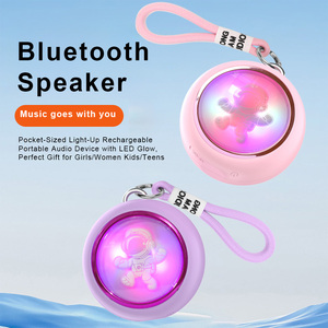 <b>Cube</b> Portable Mini Stereo Wireless Speaker RGB LED <b>Lighting</b> TF Card Compatible Battery Powered for Mobile Phone Gift - Product Image 2