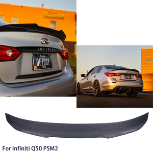 สปอยเลอร์หลังคาร์บอนไฟเบอร์ทรงรังผึ้งแบบ PSM สำหรับ Q50 Q50S Q50L ปี 2013-2023 - Product Image 2