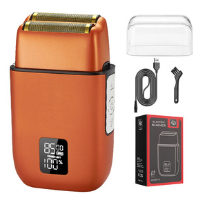 Metal <b>Foil</b> <b>Shaver</b> <b>for</b> Men Powerful LCD All Metal High Speed Motor Professional Cordless Travel <b>Foil</b> <b>Head</b> Electric <b>Shavers</b> razor - Product Image 6