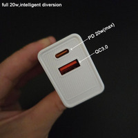 Universelles Reise-Handy-Ladegerät mit Stabiler Ausgabe, 2 Anschlüssen, Superschnelles Laden PD 20W Dual-Port-Ladegerät