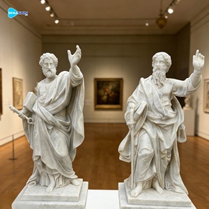 Estatuas Religiosas Famosas Talladas a Mano en Mármol, Estatua de <span class=keywords><strong>San</strong></span> <span class=keywords><strong>Pedro</strong></span> y <span class=keywords><strong>San</strong></span> Pablo, Escultura de <span class=keywords><strong>San</strong></span> <span class=keywords><strong>Pedro</strong></span> y <span class=keywords><strong>San</strong></span> Pablo - Product Image 3