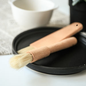 La naturaleza de BBQ cepillo de hilvanado pastel para hornear <span class=keywords><strong>pan</strong></span> pasteles de platillo cariño cepillos para mantequilla de cerdas de jabalí de cocina herramientas de barbacoa - Product Image 6
