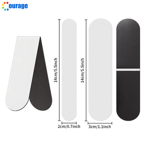 Mới Gấp Trống Ngọc Trai Trắng Thăng Hoa Lớn Nhỏ Dấu Trang Tùy Chỉnh In Ấn Từ Bookmark Khoảng Trống Nam Châm Bán Buôn - Product Image 5