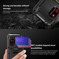 Portable Android 10 GPS WIFI NFC 1D/2D Scanner de codes à barres PDA Clavier complet Entrepôt Logistique Express Paquet Collecteur de données PDA