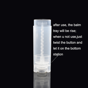 Tubes ovales vides en PP sans BPA pour baume à lèvres 4,5g – Tubes cosmétiques DIY pour rouge à lèvres, soins de la peau, crayons faits <span class=keywords><strong>maison</strong></span> - Product Image 4