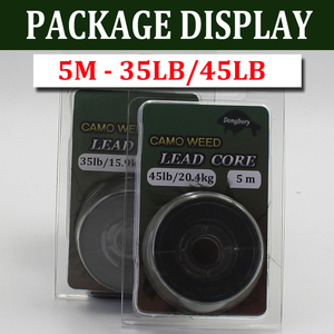 5M Camo hiệu ứng leadcore giàn lãnh đạo 35 45lb chì lõi cá chép chod câu cá giải quyết dòng - Product Image 6