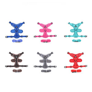 2025 logotipo personalizado de lujo malla de aire personalizado arnés ajustable para perros cachorros gatos - Product Image 2