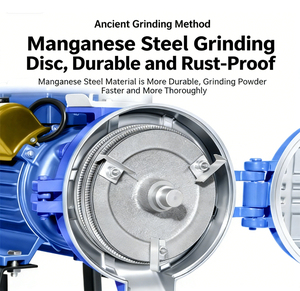 Machine à moudre les céréales commerciale, moteur 3500W, 220V, <span class=keywords><strong>moulin</strong></span> à sec et humide pour les restaurants de Mombasa et les hôtels côtiers <span class=keywords><strong>au</strong></span> Kenya - Product Image 4