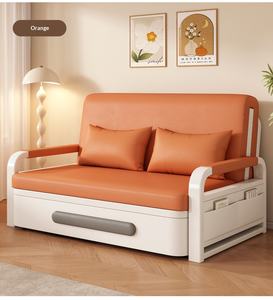 Klappbares Schlafsofa Metall Nordeuropäisches Design Kratzfeste Polsterung Multifunktionale Aufbewahrungsfunktion Ausziehbares Bett für - Product Image 6