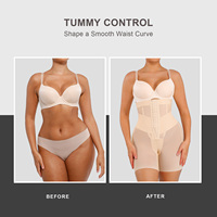 HEXIN Shapewear pour femmes Shapewear en latex Contrôle du ventre Shapewear amincissant Short compressé pour la taille Gaine lève-fesses Body Shaper