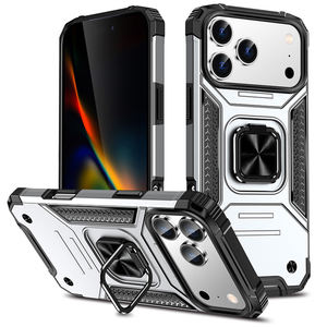 Shockproof Heavy-Duty 2in1 Armor <b>Phone</b> Case - Metal Core 360° Rotating Ring Stand, 8 Optional Colors, Magnetic <b>Phone</b> Case - Product Image 1