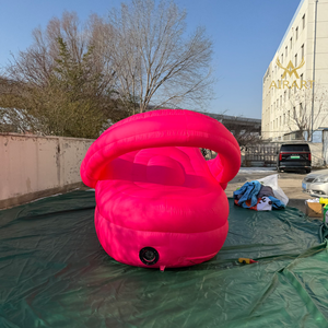 Chausson géant rose de 2 m de haut, gonflable, pour la <span class=keywords><strong>décoration</strong></span> de piscine et de fêtes - Product Image 5