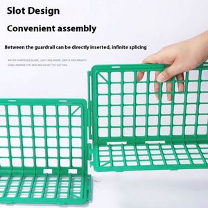 Separador de ABS de fácil instalación para supermercados, barandilla de grado alimenticio para frutas y verduras, basura, cemento, compras, marca personalizada FA03 - Product Image 4