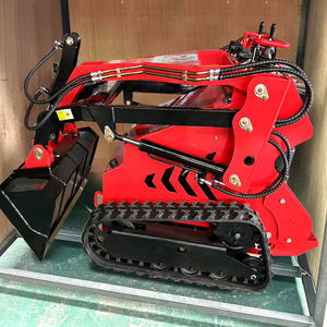 Mini-chargeuse compacte sur chenilles à moteur essence CE EPA, livraison gratuite, pour travaux de terrassement - Product Image 1