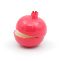 Ravissant pot en plastique de 30ml pour crème cosmétique, en forme de grenade, fabricant/vente en gros