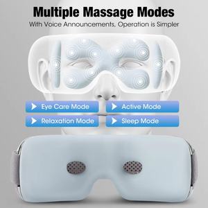 Masseur oculaire 3D portable, équipement de massage des yeux à compression d'air électrique, masseur oculaire intelligent pliable avec chaleur - Product Image 5