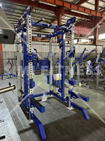 Accessoires de rack de squat demi-hauteur personnalisés pour la salle de sport, série SM RP, pour rack de squat réglable avec barre d'haltères