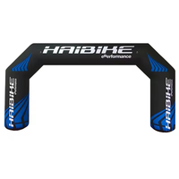 Début de porte d'air d'impression de logo de qualité supérieure et ligne de voûte d'arrivée gonflable gonflable faite sur commande