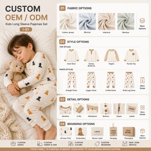 Pyjamas pour bébés à pieds en modal, faible MOQ, vêtements pour enfants, étiquette personnalisée, meilleur prix du Vietnam - Product Image 5